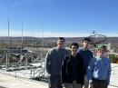 (left to right) Guests attending the W3USR Amateur Radio Station dedication at the University of Scranton were treated to a rooftop tour of the antenna farm. The students pictured are (left to right) University of Scranton Amateur Radio Club Vice President Thomas Pisano, KE2BAC; President Gerard Piccini, KD2ZHK; Secretary Alexandros Papadopoulos, KC3WUD, and a new club member, freshman Owen Ruzanski.